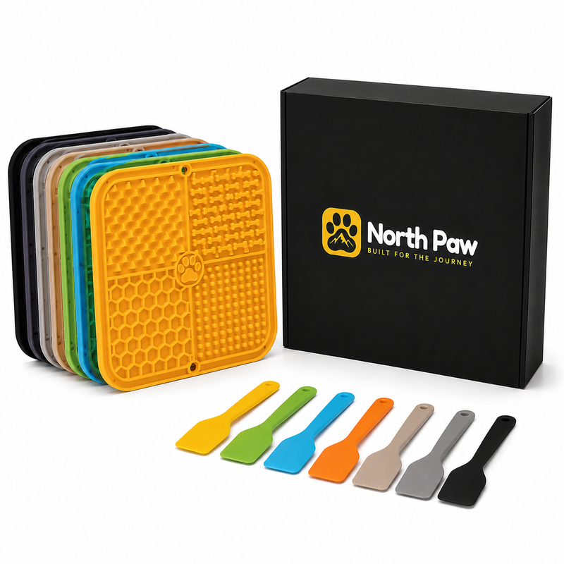 North Paw™ CalmPad | Premium Slow Feeder & Lick Mat