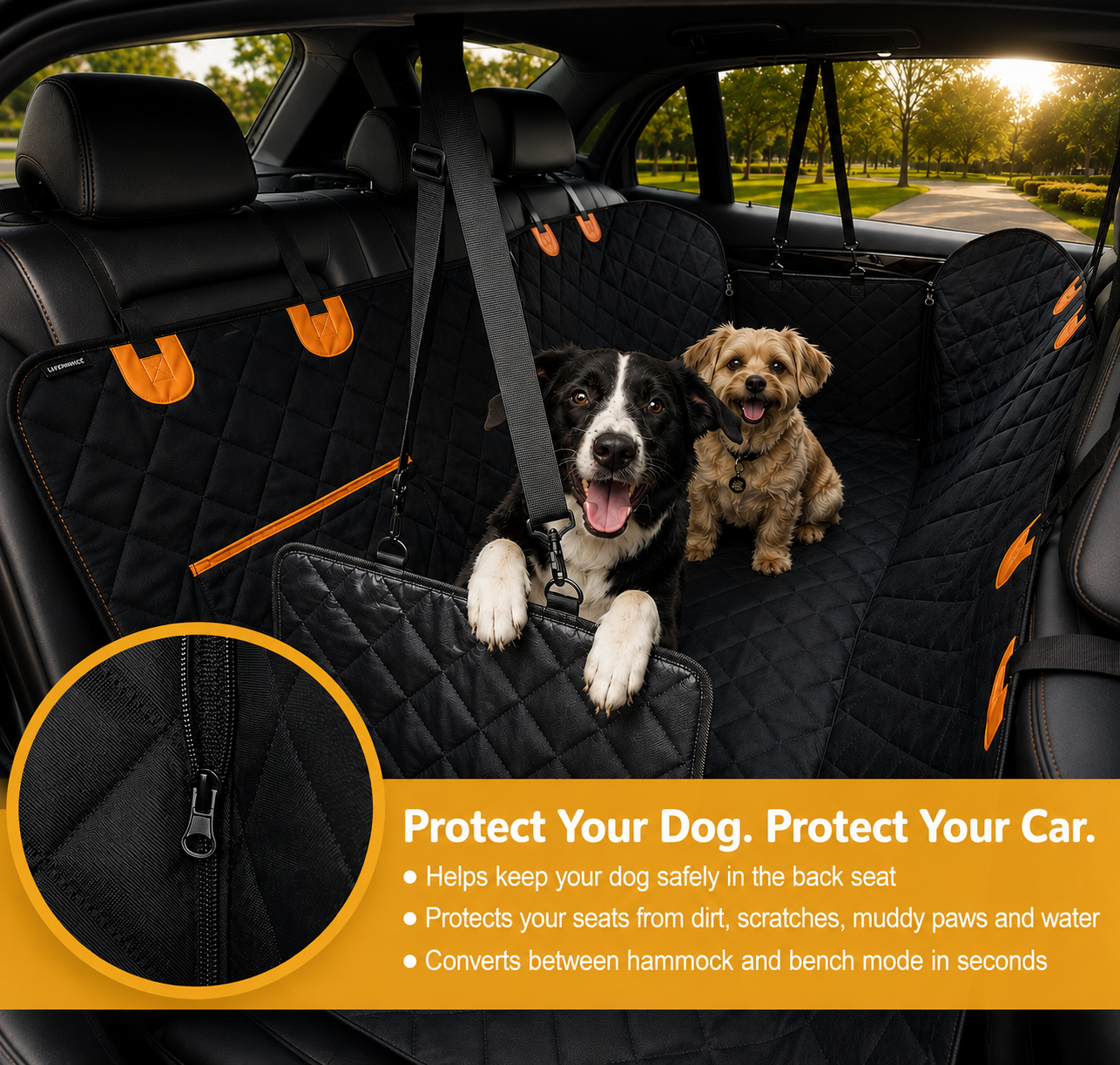 North Paw™ Seat Shield | Premium Pet Car Seat Cover